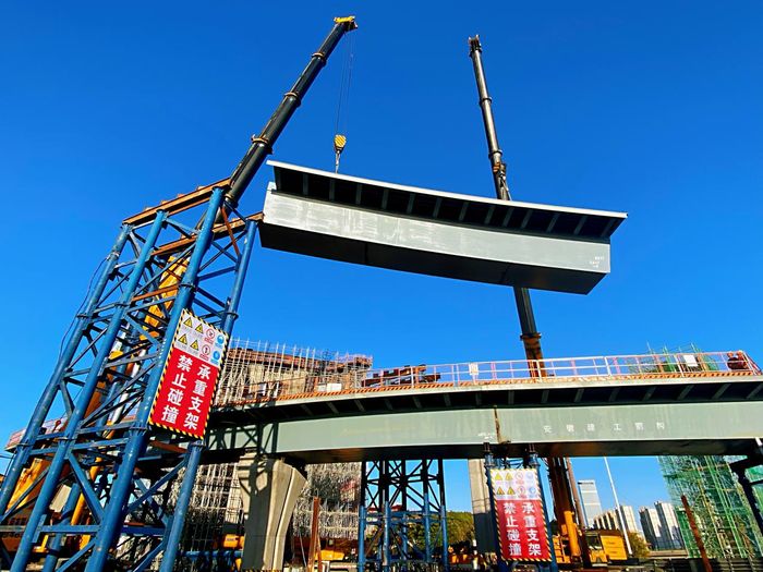 在建项目宿松路（南二环－深圳路）快速化改造工程6标项目施工图。安徽路桥供图